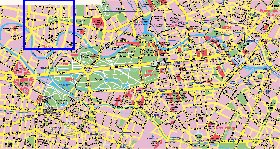 carte de Berlin en allemand