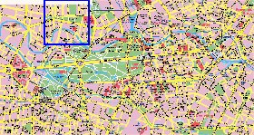 carte de Berlin en allemand