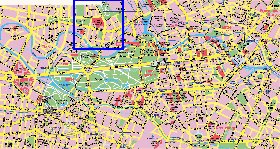 carte de Berlin en allemand