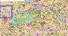 carte de Berlin en allemand