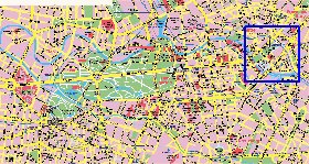 carte de Berlin en allemand