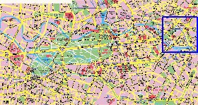 carte de Berlin en allemand