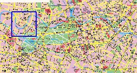 carte de Berlin en allemand