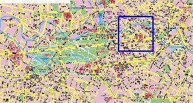 carte de Berlin en allemand