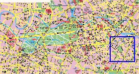 carte de Berlin en allemand