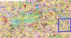 carte de Berlin en allemand