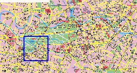 carte de Berlin en allemand