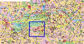 carte de Berlin en allemand