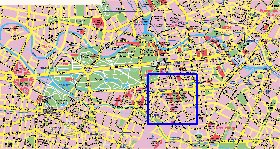 carte de Berlin en allemand