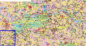 carte de Berlin en allemand