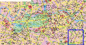 carte de Berlin en allemand