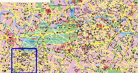 carte de Berlin en allemand