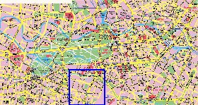 carte de Berlin en allemand