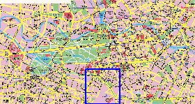 carte de Berlin en allemand