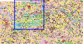 carte de Berlin en allemand