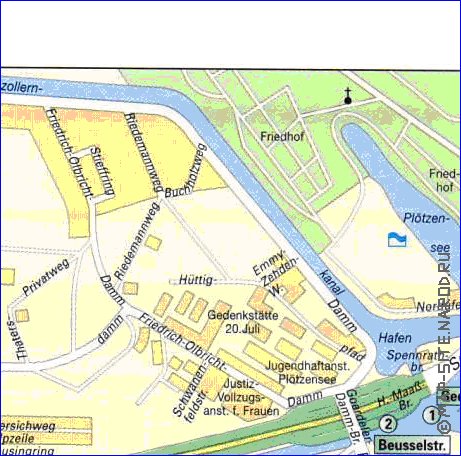 Transporte mapa de Berlim