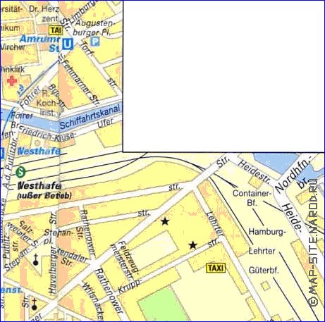 Transporte mapa de Berlim