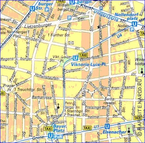 Transporte mapa de Berlim