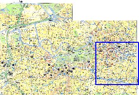 Transporte mapa de Berlim