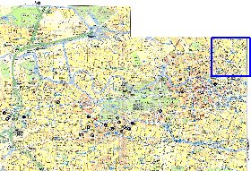 Transporte mapa de Berlim