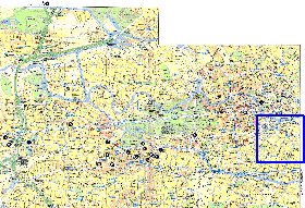 Transporte mapa de Berlim