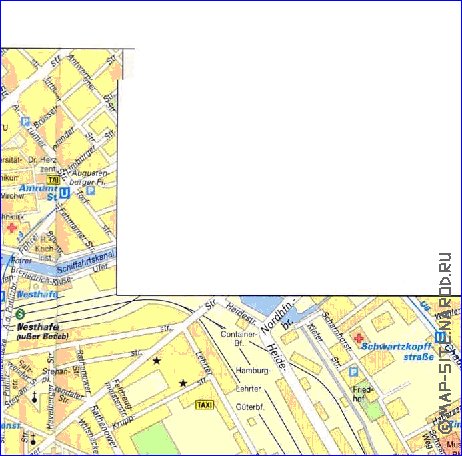 Transporte mapa de Berlim