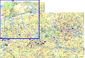 Transporte mapa de Berlim