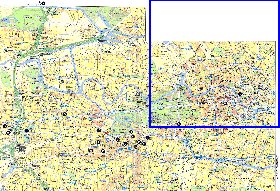 Transporte mapa de Berlim