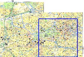 Transporte mapa de Berlim