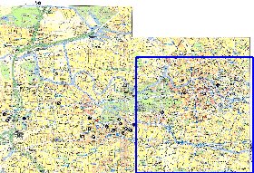 Transporte mapa de Berlim