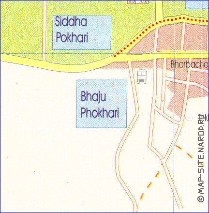 carte de Bhaktapur