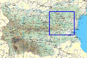 carte de des routes Bulgarie