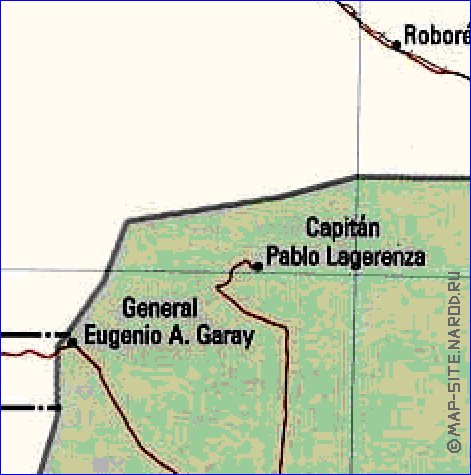 Administrativa mapa de Bolivia