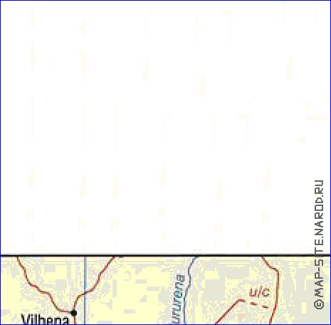 mapa de Bolivia em ingles