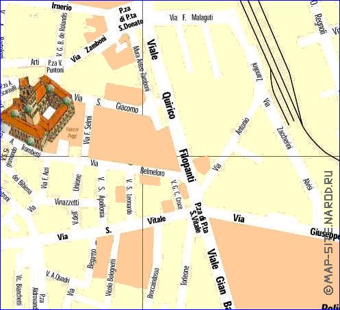 carte de Bologne en italien