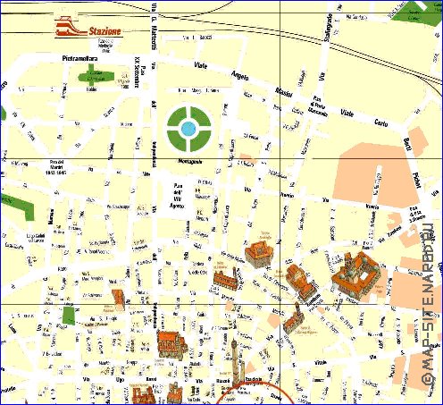 carte de Bologne en italien