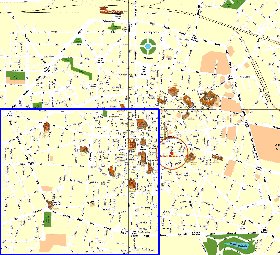 mapa de Bolonha em italiana