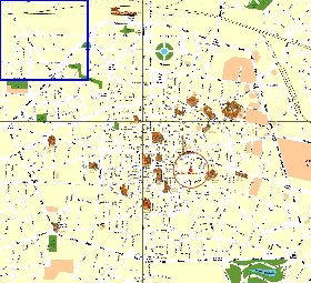 mapa de Bolonha em italiana