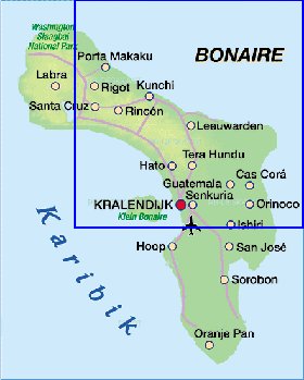 carte de Bonaire