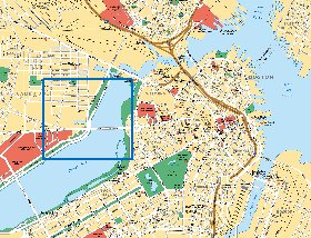 mapa de Boston