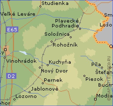 carte de Region de Bratislava