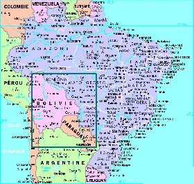 Administratives carte de Bresil