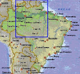 Fisica mapa de Brasil