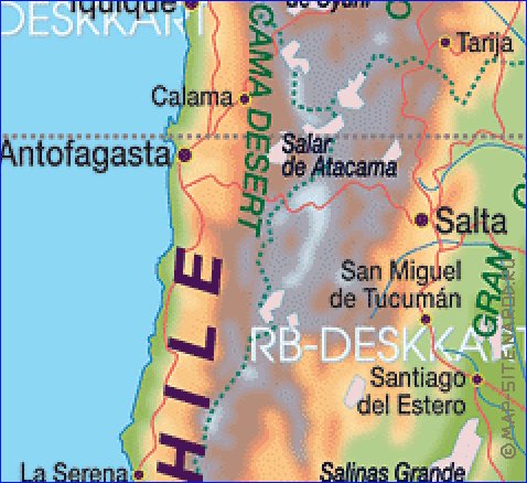 mapa de Brasil em alemao