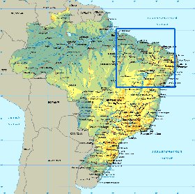 mapa de Brasil