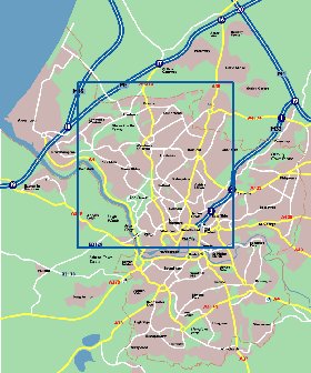 mapa de Bristol em ingles