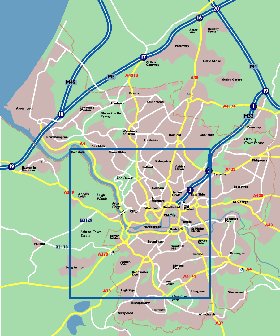 mapa de Bristol em ingles