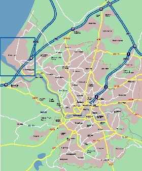 mapa de Bristol em ingles