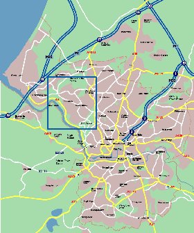 carte de Bristol en anglais