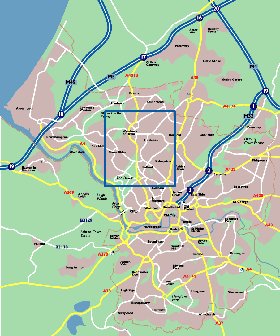 mapa de Bristol em ingles